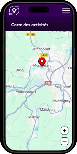 Carte des activités